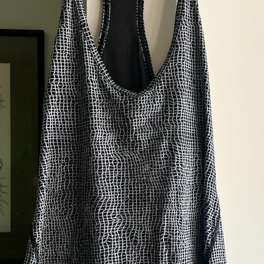 Nike Women's Small Black Dri-fit Knit Tank Top Racerback Mesh